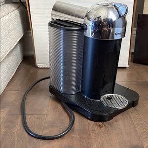 Nespresso Vertuo Coffee & Espresso Machine in Silver and Black